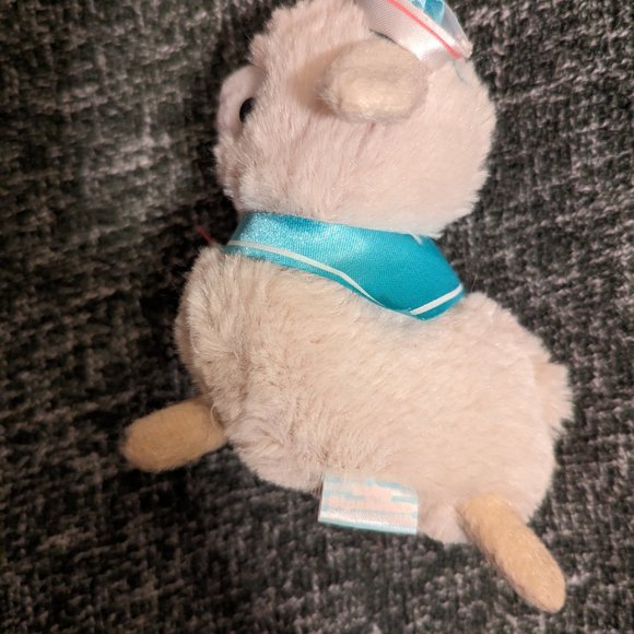 Authentic Amuse Brand Alpacasso Sailor Marine Baby Alpaca Plush - Picture 4 of 4